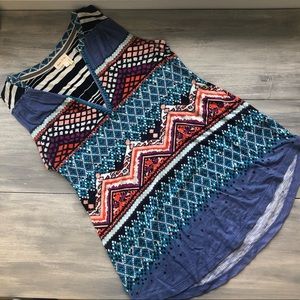 Anthropologie Print tank top